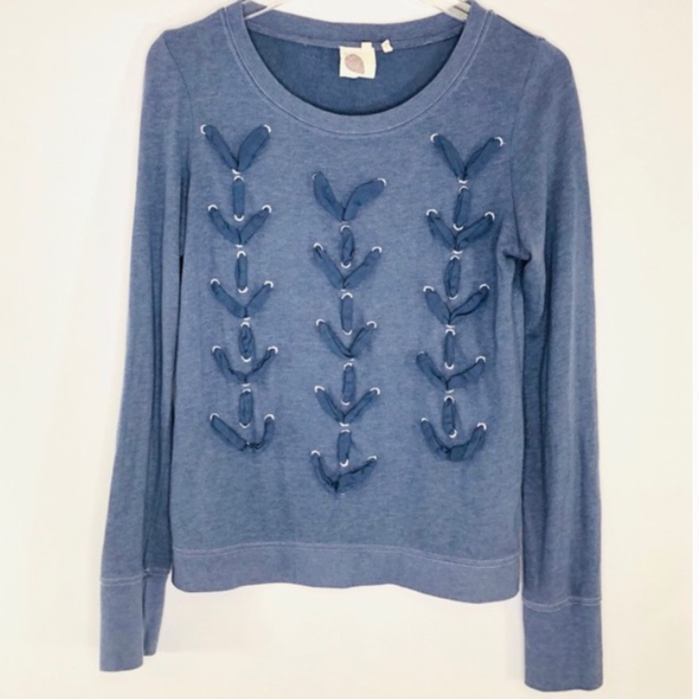 Lilka Blue Braided Sweatshirt
